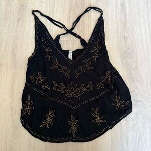 Free People beaded tank Top